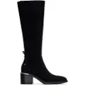 Carmela Carmelatil kvinder. 16264602-NEGRO Læderstøvler 162646 sort (40), 3-5 cm, Splittet læder, Casual