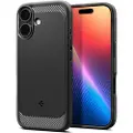 Spigen iPhone 17 Spigen Rugged Armor Mag TPU Cover - Sort
