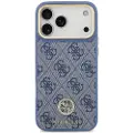 GUESS 4g Strass Logo Metal Buttons Magsafe Iphone 17 Pro Max Telefon Etui
