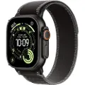 Apple Watch Ultra 3 Gps + Cellular 49mm Black Titanium Case With Black/charcoal Trail Loop - S/m