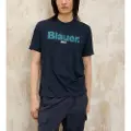 Blauer Blauertil mænd. 25SBLUH02192 Ernst navy T-shirt (M), Blå, Casual, Bomuld, Korte ærmer