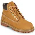 Timberland Timberlandunisex til børn. TB1128097131 Læderstøvler Premium 6 terproof Boot gul (30), Fast, Blonder, Casual, børnetøj