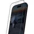 PanzerGlass Stealth Screen Protector w. Black Frame iPhone Air | Ultra-Wide Fit w. FASTFIT IN-A-BOX