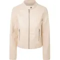 Pepe Jeans Pepe Jeanstil kvinder. PL402322 Stazie jakke beige (S), Casual, Polyuretan, Lange ærmer