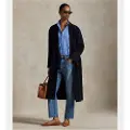 Ralph Lauren Polo Ralph Laurentil kvinder. 211966530001 Dobbeltsidet uldfrakke navy (L), Casual, Bomuld, Blå