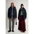 Woolrich Woolrichunisex. CFWOOU2092MRUT5182 Arctic Cloud Parka med marineblå hætte (XL), Casual, Polyester