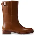 Ralph Lauren Lauren Ralph Laurentil kvinder. 802980069002 Tasha brune ankelstøvler i læder (35), Fast, Lynlås, Casual
