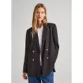 Pepe Jeans Pepe Jeanstil kvinder. PL402305 Jakke Sharon sort (XS), Casual, Lange ærmer, Lyocell