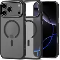 4Kom iPhone 17 Pro Tech-Protect MagEdge Cover - MagSafe-kompatibel - mat sort / gunmetal