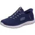 SKECHERS Skecherstil mænd. 232457 Slip-ins: Topmøder - High Range marine (40), Stof, 3-5 cm, Blonder, Casual, Blå