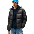 Tommy Hilfiger Tommy Jeanstil mænd. DM0DM19786 Vandafvisende dunjakke, sort (XL), Casual, Polyester