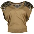 Scotch & Soda Embellished V-hals Sweater