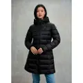 Blauer Blauertil kvinder. 25WBLDK03102 Agnes lang frakke sort (XS), Casual, Polyester