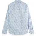 Scotch & Soda Allover Print Skjorte Med Lange ærmer