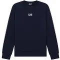 Emporio Armani EA7til mænd. 8NPM34_PJVTZ Pj navy sweatshirt (M), Casual, Bomuld, Blå