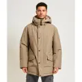 Hugo Boss BOSStil mænd. 50547078 Vandafvisende jakke med kontrastfarvede beige detaljer (46), Casual, Polyester
