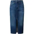 Pepe Jeans Pepe Jeanstil kvinder. PL9011865FB Midi nederdel blå (XL), Casual, Bomuld, Denim