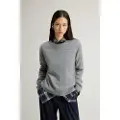 Woolrich Woolrichtil kvinder. CFWWKN2025FRUF5067 Trøje med rund hals i grå blanding (L), Casual, Bomuld