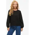 Vila Visandy Rund Udskæring Langærmet Sweatshirt