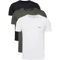 Hugo Boss BOSStil mænd. 50532468 Sæt med 3 hvide klassiske T-shirts (L), Afslappet, Bomuld, Korte ærmer
