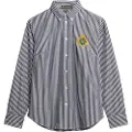 Superdry Slim Crest Poplin Skjorte Med Lange ærmer