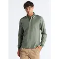 Bendorff Bendorfftil mænd. 831285623 Kontrastfarvet grøn poloshirt (XXL), Casual, Bomuld, Lange ærmer