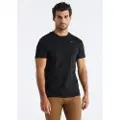 LOIS Jeans Lois Jeanstil mænd. 158252825 Raul T-shirt sort (XL), Casual, Bomuld, Korte ærmer