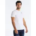 LOIS Jeans Lois Jeanstil mænd. 158252825 Raul T-shirt hvid (S), Casual, Bomuld, Korte ærmer