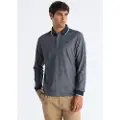Bendorff Bendorfftil mænd. 831285623 Kontrastfarvet navy poloshirt (XL), Casual, Bomuld, Lange ærmer, Blå