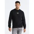 LOIS Jeans Lois Jeanstil mænd. 166163458 Fusion Vulcan sweatshirt sort (L), Casual, Bomuld