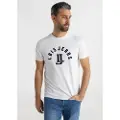 LOIS Jeans Lois Jeanstil mænd. 158353479 Bombay Acai T-shirt hvid (L), Casual, Bomuld, Korte ærmer