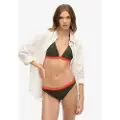 Superdry Superdrytil kvinder. W3010436A Triangle Bikini Top grøn (S), Badetøj, Genanvendt polister, Bæredygtig