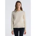 LOIS Jeans Lois Jeanstil kvinder. 453112669 Martina beige jumper (XXL), Casual, Viscose
