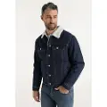 LOIS Jeans Lois Jeanstil mænd. 187943404 Manuel Kairo Navy-jakke (L), Blå, Casual, Bomuld, Denim