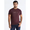 LOIS Jeans Lois Jeanstil mænd. 158373493 Romeo Perfecto T-shirt rødbrun (XXL), Casual, Bomuld, Korte ærmer