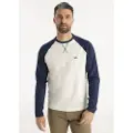 LOIS Jeans Lois Jeanstil mænd. 158343475 Alexe Tesnim beige T-shirt (XXL), Casual, Bomuld, Lange ærmer