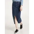 LOIS Jeans Lois Jeanstil kvinder. 411642752 Maryna Capri-nederdel navy (26), Casual, Bomuld, Denim, Blå