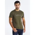 LOIS Jeans Lois Jeanstil mænd. 158373493 Romeo Perfecto T-shirt grøn (XL), Casual, Bomuld, Korte ærmer