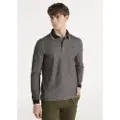 Bendorff Bendorfftil mænd. 831285623 Kontrastfarvet grå poloshirt (XL), Casual, Bomuld, Lange ærmer