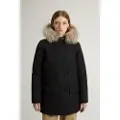 Woolrich Woolrichtil kvinder. CFWWOU0540FRUT0001 Ramar Cloth Arctic Parka sort (S), Casual, Bomuld