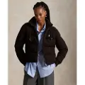 Ralph Lauren Polo Ralph Laurentil kvinder. 211A92614004 Kabelstrikket frakke, brun (XS), Casual, Bomuld
