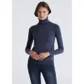 LOIS Jeans Lois Jeanstil kvinder. 453102669 Marily marineblå trøje (XS), Casual, Viscose