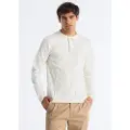 Bendorff Bendorfftil mænd. 831255596 Beige strikket poloshirt (L), Casual, Bomuld, Lange ærmer