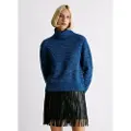 Pepe Jeans Pepe Jeanstil kvinder. PL7000068 Emma-trøje marineblå (M), Casual, Polyester