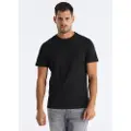 LOIS Jeans Lois Jeanstil mænd. 157683887 Wiston Riley T-shirt sort (L), Casual, Bomuld, Korte ærmer