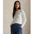 Ralph Lauren Polo Ralph Laurentil kvinder. 211971869007 Julianna Sweater hvid (XS), Casual, Bomuld