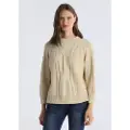 LOIS Jeans Lois Jeanstil kvinder. 453302892 Isabel Inna beige trøje (M), Casual, Bomuld