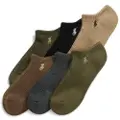 Ralph Lauren Polo Ralph Laurentil mænd. 449958848001 Sæt med 6 par flerfarvede ankelstrømper (42-46), Afslappet, Flerfarvet, Bomuld