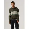 Levi's Levi'stil mænd. 003B9-0000 Redwood Rugby brun trøje (M), Casual, Bomuld