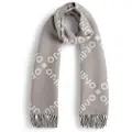 Liu Jo Liu Jotil kvinder. 2F5039-T0300 Grå jacquard-stola (OSFA), Casual, Polyester